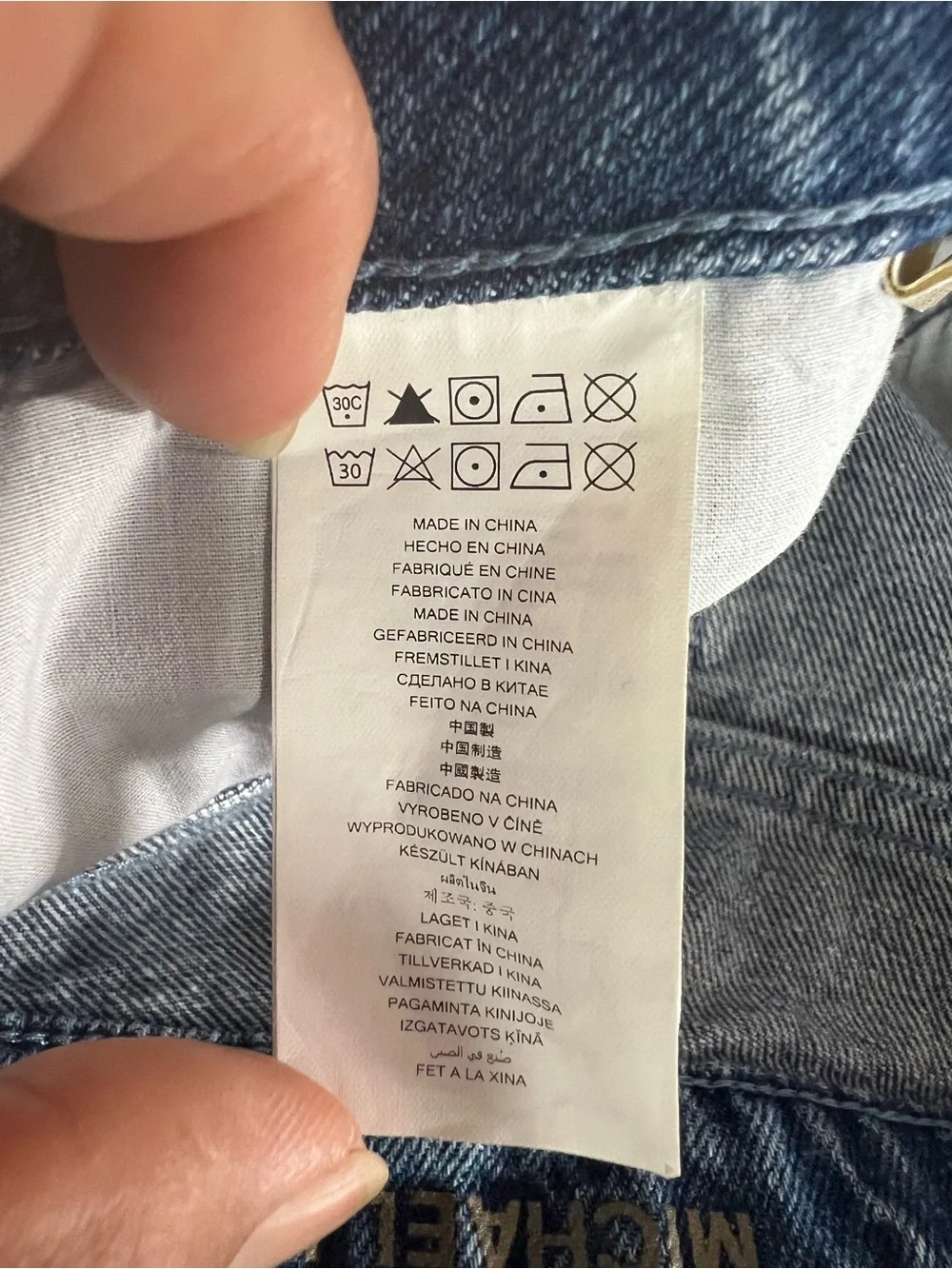 Michael Kors Wide leg Jeans Blue.